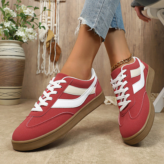 Damen Sportliche Sneakers mit atmungsaktivem Textil-Obermaterial und rutschfester Sohle R&B