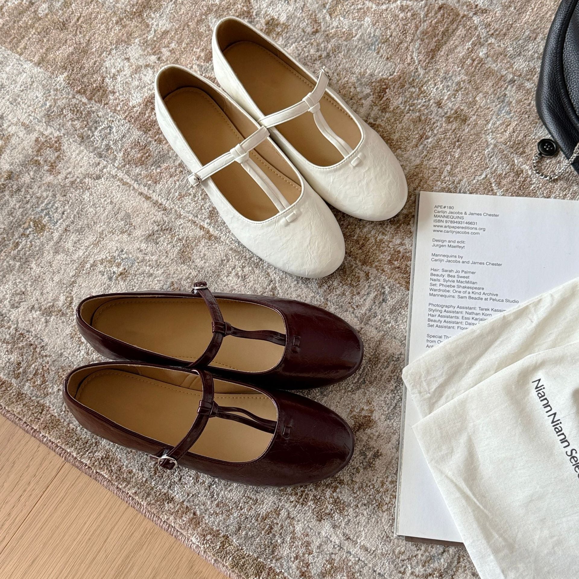 Damen Mary Jane Ballerinas mit verstellbarem Riemchen und elegantem Design