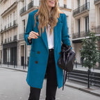Damen Eleganter Boucle-Trenchcoat R&B