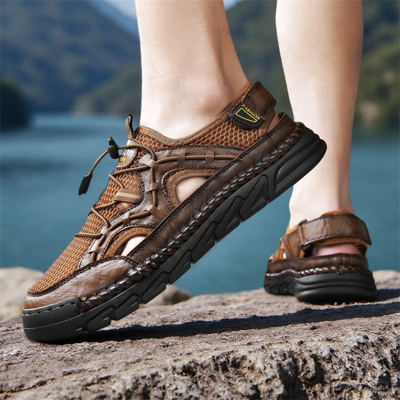 Herren Atmungsaktive Freizeitsandalen mit innovativem Schnellschnürsystem R&B