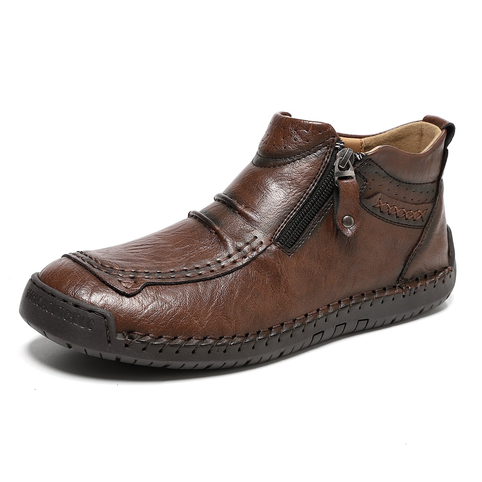 Herren modische Stiefel mit praktischem Reißverschluss R&B