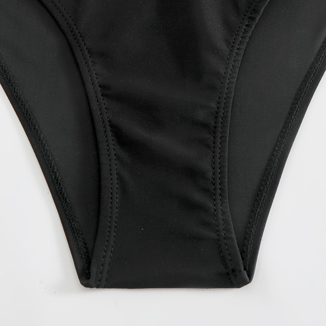 Damen Triangel-Bikini mit sportlichem Knoten-Design R&B