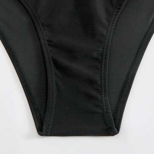 Damen Triangel-Bikini mit sportlichem Knoten-Design R&B
