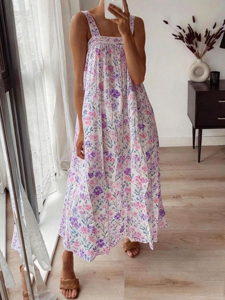 Damen Maxikleid mit floralem Muster und luftiger Passform R&B