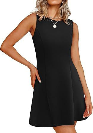 Damen ärmelloses A-Linien Kleid mit zeitlosem Schnitt R&B