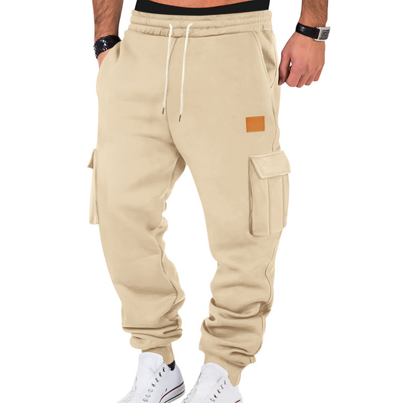 Herren Cargo-Sweatpants mit praktischen Seitentaschen und elastischem Bund R&B