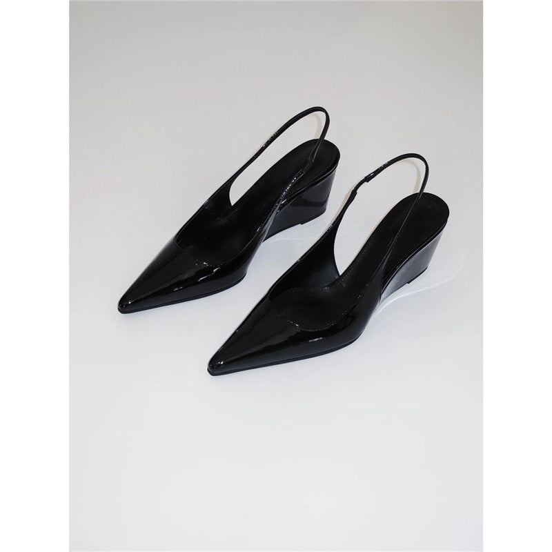 Damen Slingback Wedges mit spitzem Design R&B
