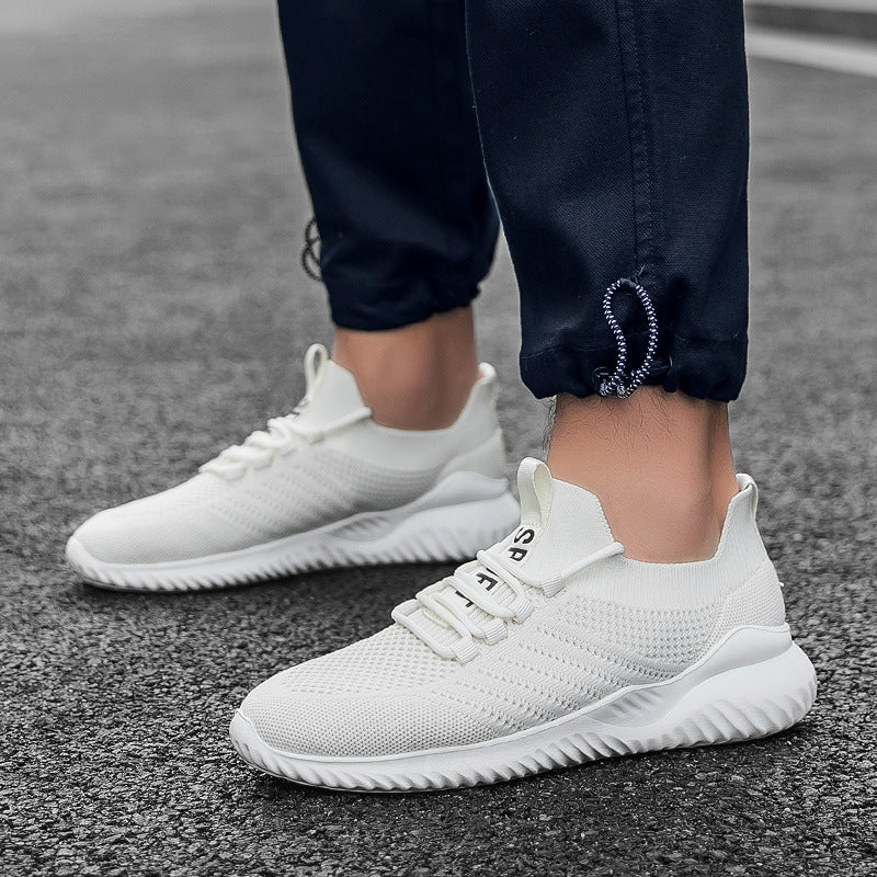 Damen Atmungsaktive Sport Sneakers mit elastischem Schnellschnürsystem