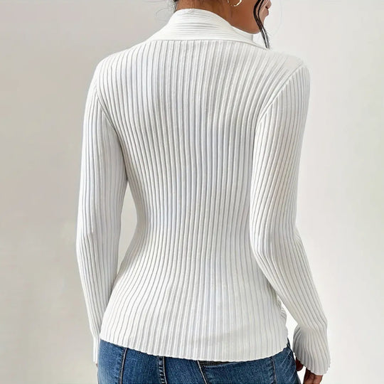 Damen eleganter Strickblazer R&B