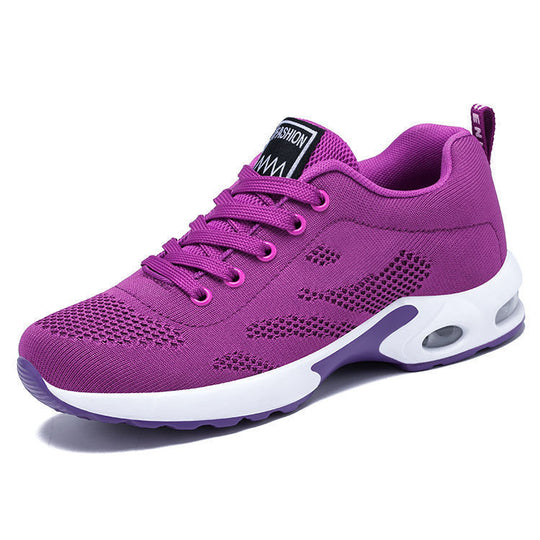 Damen Sportliche Sneaker mit atmungsaktiver Mesh-Oberfläche und dämpfender Sohle R&B