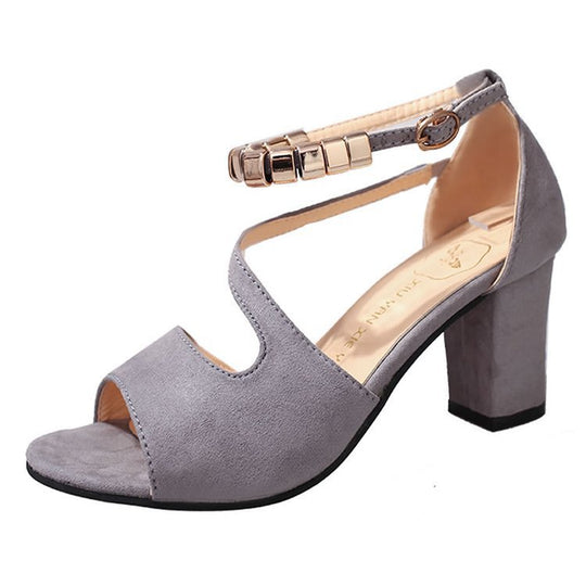 Damen Slingback-Pumps mit elegantem Riemendesign und modischem Absatz R&B