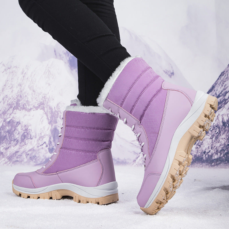 Damen Winterstiefel mit isolierter Fütterung und rutschfester Profilsohle R&B