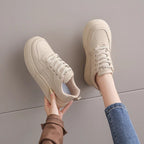 Damen Trendige Plattform-Sneaker mit bequemer Dämpfung und modischem Design R&B