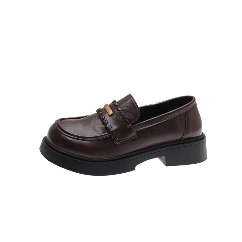 Damen Loafers mit komfortabler Sohle und modischem Riemen R&B