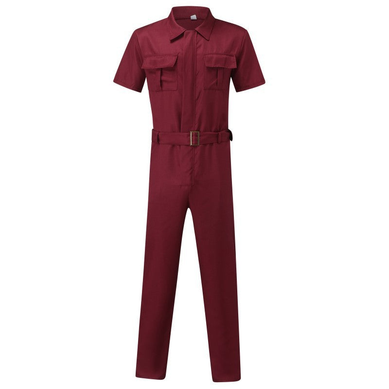 Damen Utility Overall mit praktischen Taschen und Gürteldesign R&B