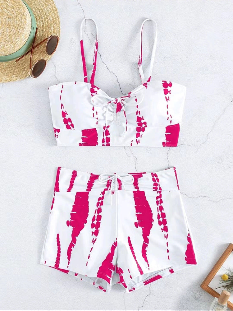 Damen Zweiteiliges Badeoutfit mit verspieltem Knotendesign R&B