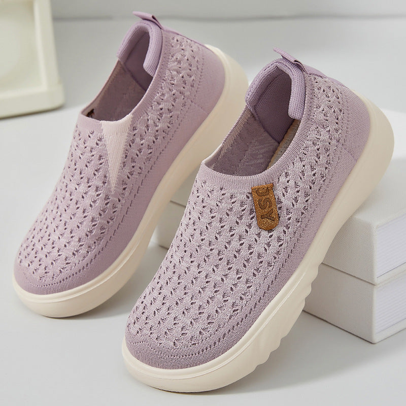 Damen Bequeme Slip-On Freizeitschuhe R&B