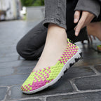 Damen Komfortable und atmungsaktive Slip-On Sneakers