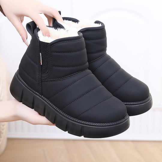 Damen Warme und gepolsterte Winterstiefel R&B