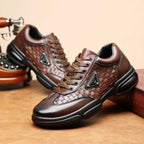 Herren Sportliche Sneakers mit geflochtenem Obermaterial von R&B