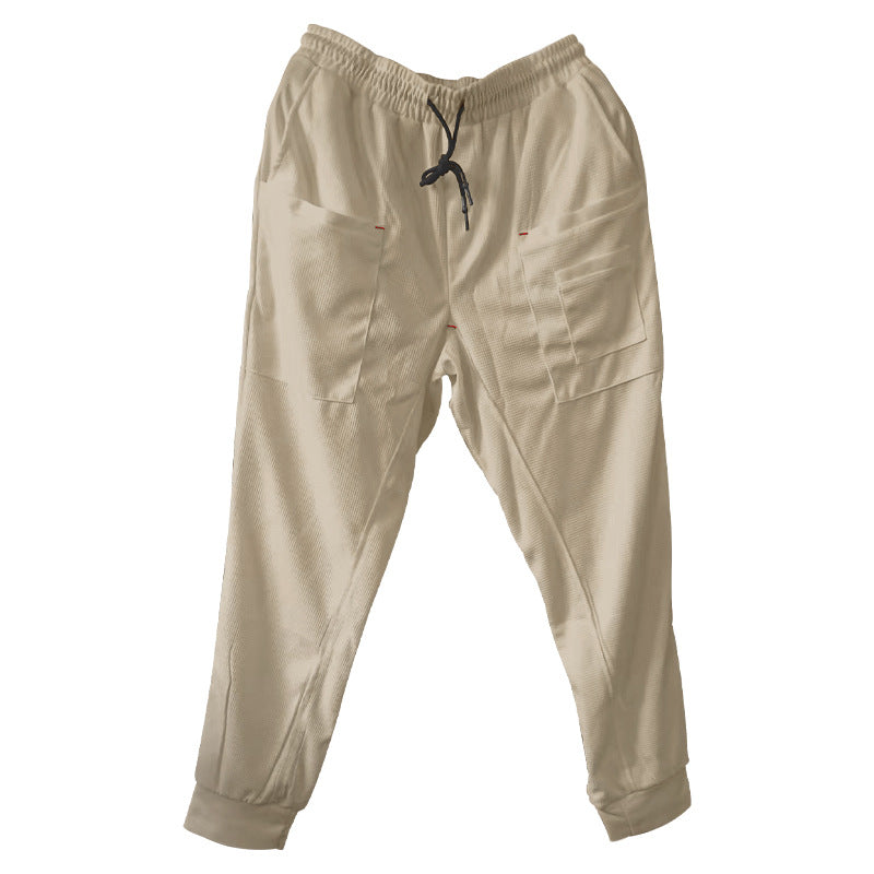 Herren lässige Cargo-Jogginghose mit elastischem Bund und praktischen Taschen R&B