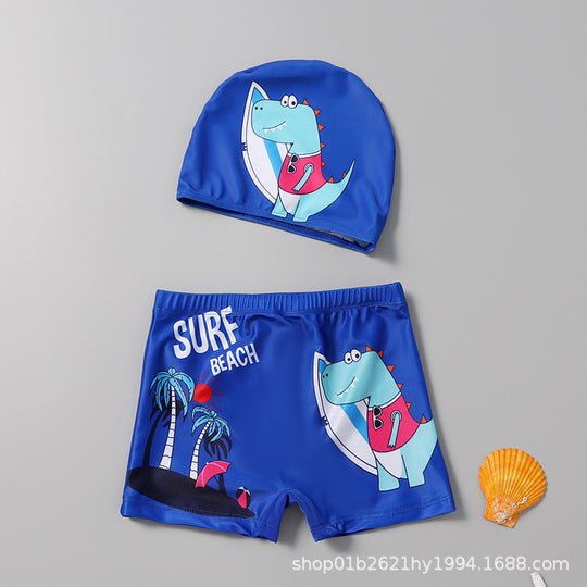 Jungen Schwimmset mit fröhlichem Dinosaurier-Motiv R&B