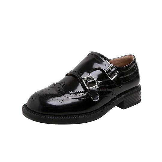 Damen Schnürschuhe mit doppeltem Riemen R&B
