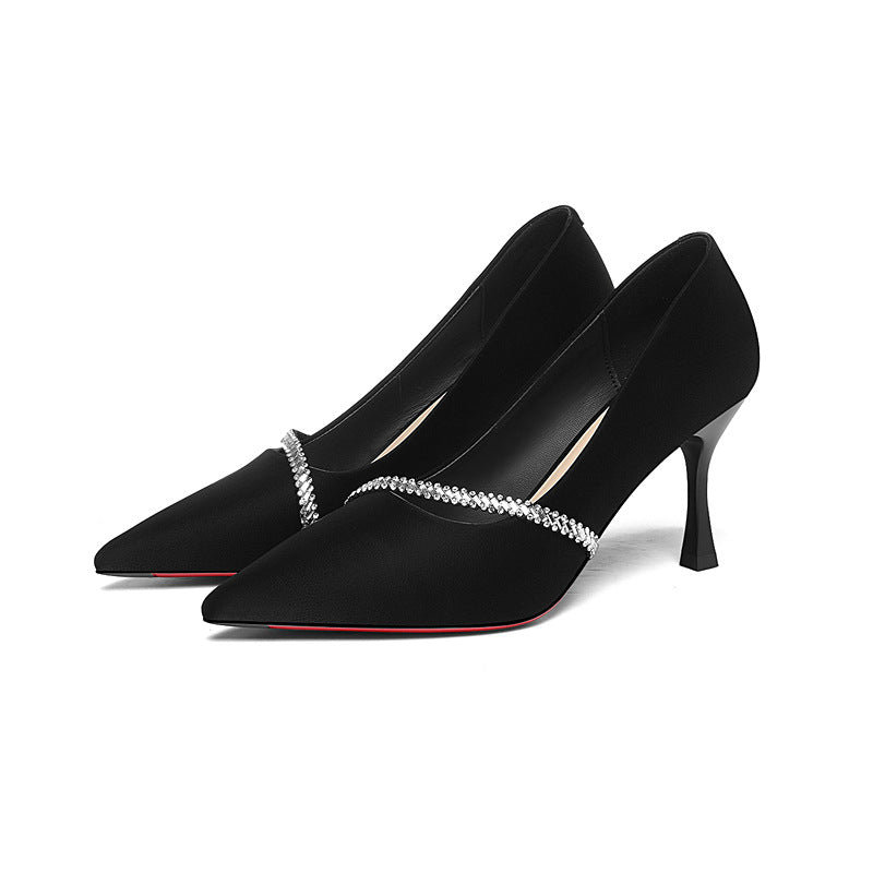 Damen elegante Pumps mit funkelndem Zierdetail R&B
