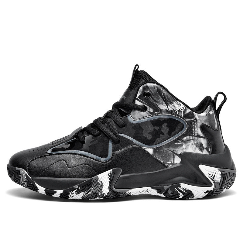 Damen Sportliche High-Top Basketball-Sneakers mit rutschfester Sohle und innovativem Dämpfungssystem R&B