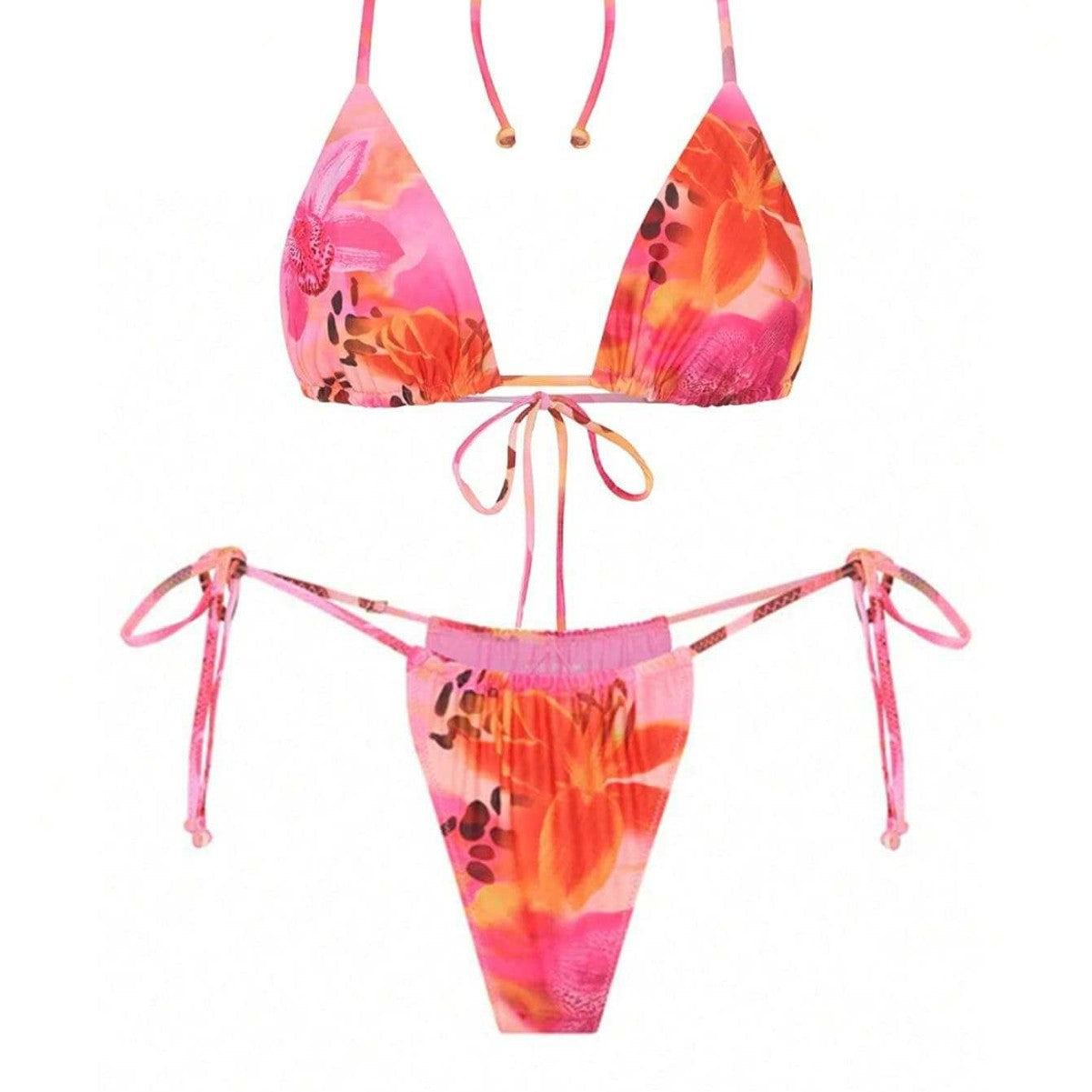 Damen Triangel-Bikini mit elegantem Hochschnitt R&B