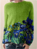 R&B | Strickpullover für Damen mit 3D Blumenmuster