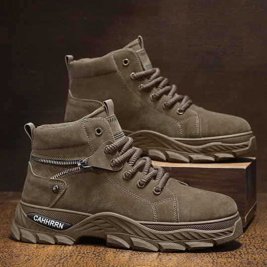 Damen Hohe Sneaker mit einzigartiger Reißverschluss-Detail und robustem Profil R&B