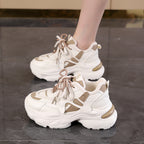 Damen Chunky Sneakers mit atmungsaktivem Obermaterial und stylishen Akzenten R&B