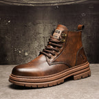 Damen robuste Schnürstiefel im urbanen Stil R&B