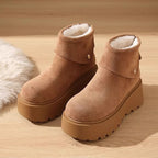 Damen Komfortable Winterstiefel mit kuscheligem Innenfutter und rutschfester Sohle R&B