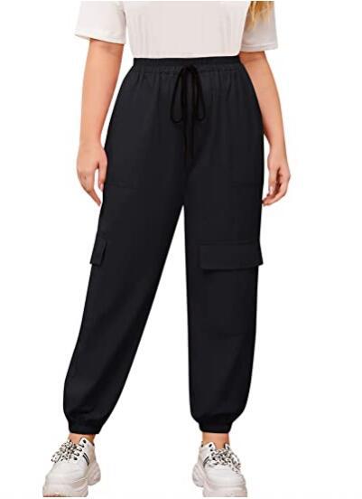 Damen Cargo-Hose mit elastischem Bund und modernen Taschen R&B