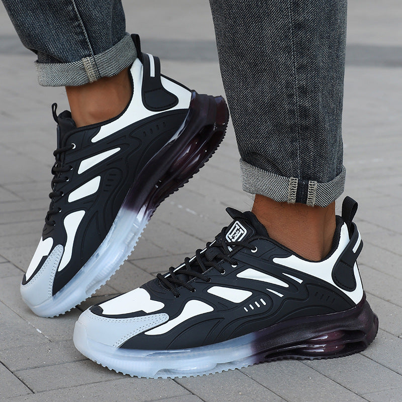 Herren nan futuristischer leistungsorientierter Lifestyle-Sneaker mit durchgehender Luftkammersohle und thermogeformten Kunststoffapplikationen R&B