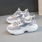 Damen Chunky Sneakers mit atmungsaktivem Mesh-Obermaterial und komfortabler Dämpfung R&B