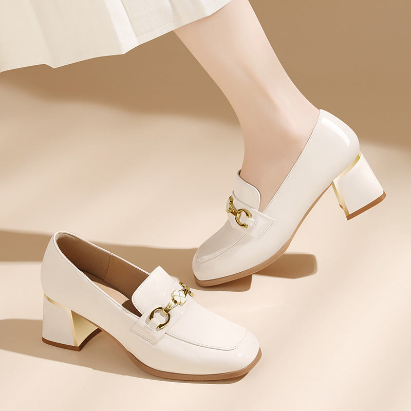 Damen Elegante und modische Pumps mit Kettenakzent R&B