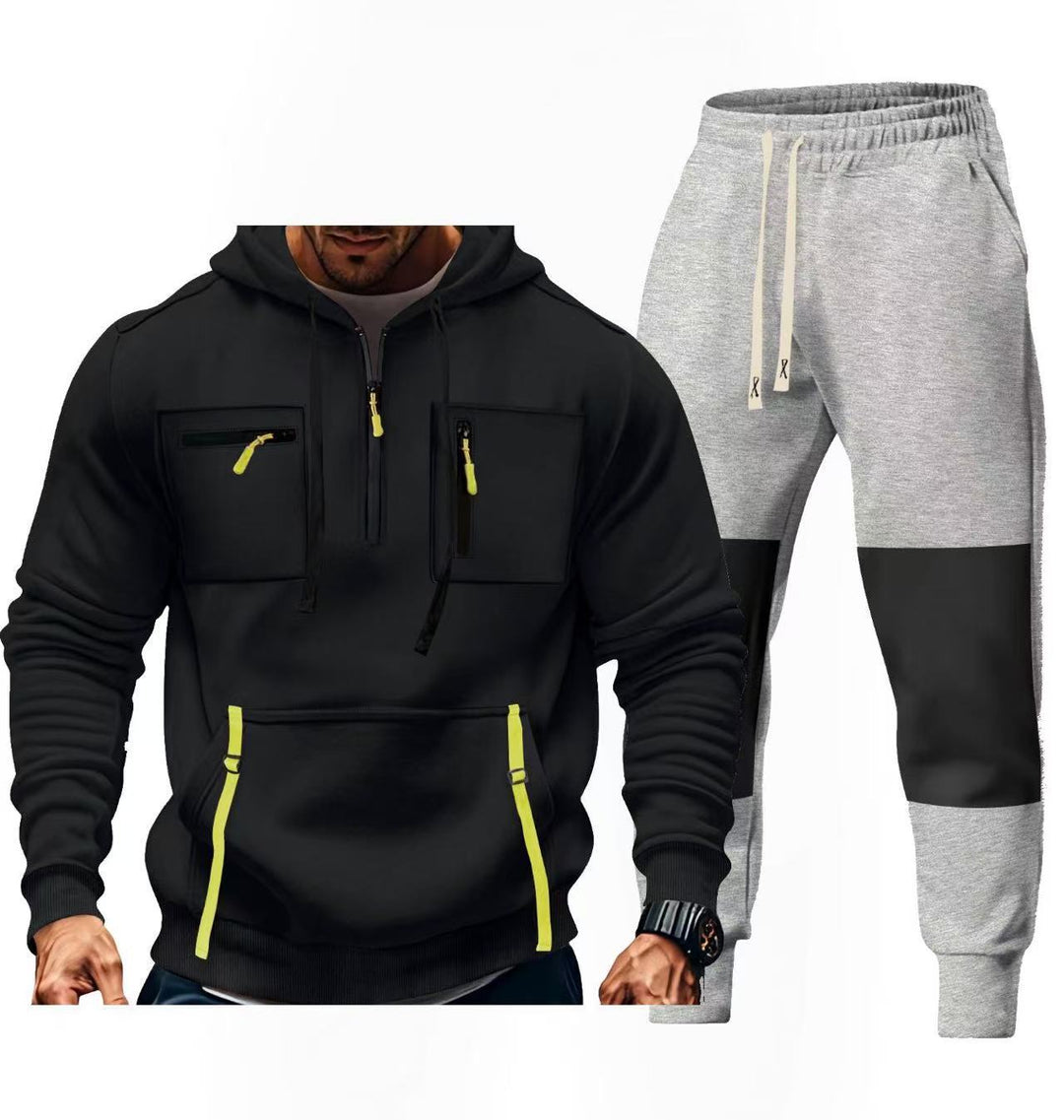 Herren Sportbekleidungsset mit funktionalen Taschen R&B