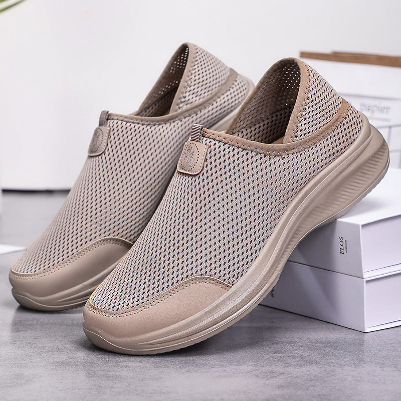 Damen Atmungsaktive Slip-On Freizeitschuhe mit elastischem Mesh-Obermaterial R&B