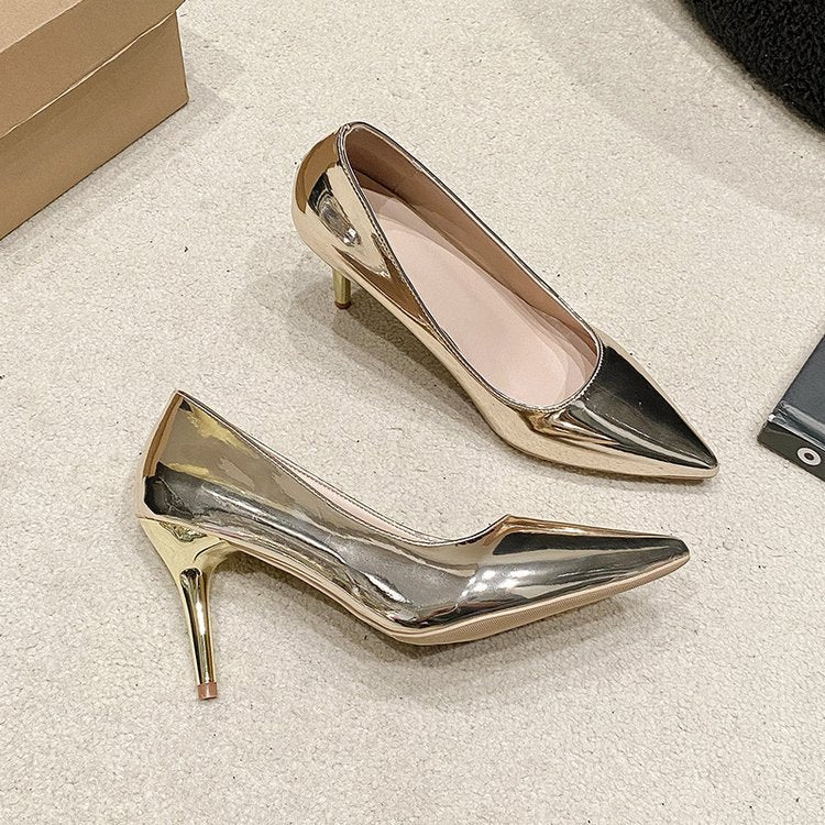 Damen elegante spitze High Heel Pumps R&B