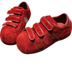 Damen Sneaker mit praktischem Klettverschluss und hochwertigem Wildleder R&B