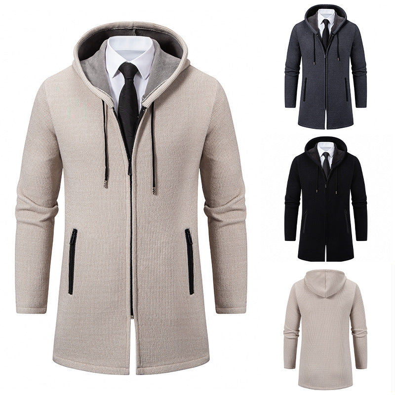 Herren modische Übergangsjacke mit hohem Kragen R&B