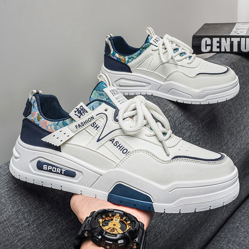 Damen Modische Sneakers mit floralen Akzenten und dämpfendem Sohlenprofil R&B
