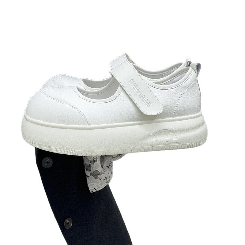 Damen Sportliche Plateau-Sneaker mit verstellbarem Klettverschluss und stylischem Obermaterial R&B