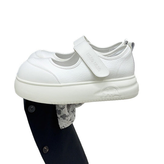 Damen Sportliche Plateau-Sneaker mit verstellbarem Klettverschluss und stylischem Obermaterial R&B