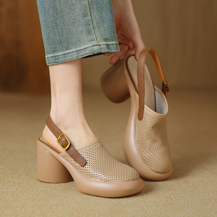 Damen Atmungsaktive Clogs mit modischem Perforationsdesign R&B