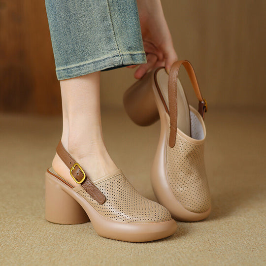 Damen Atmungsaktive Clogs mit modischem Perforationsdesign R&B