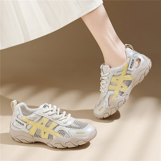 Damen Atmungsaktive Fitness-Sneaker mit flexibler Sohle R&B